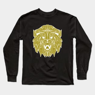 African Lion Inspired Long Sleeve T-Shirt